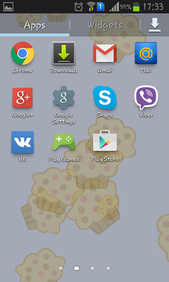 Screenshot dello Schermo Muffins sul cellulare e tablet.