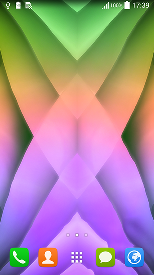 Screenshot dello Schermo Multicolor sul cellulare e tablet.