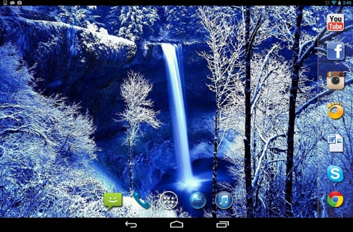 Screenshot dello Schermo Nice winter sul cellulare e tablet.