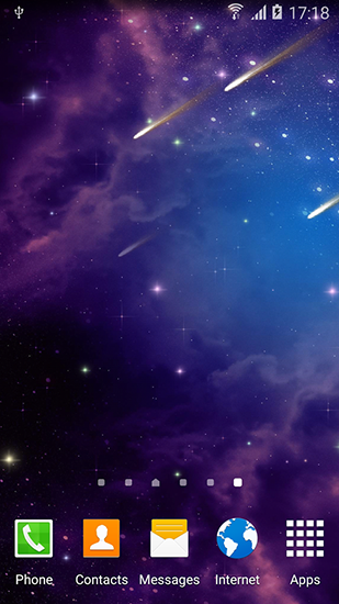 Screenshot dello Schermo Night sky by Amax lwps sul cellulare e tablet.