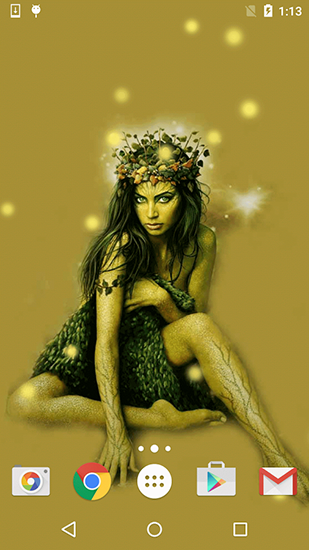Screenshot dello Schermo Nymph by Free wallpapers and backgrounds sul cellulare e tablet.