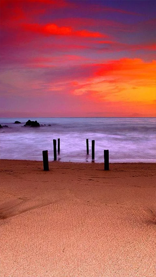 Screenshot dello Schermo Ocean and Sunset sul cellulare e tablet.