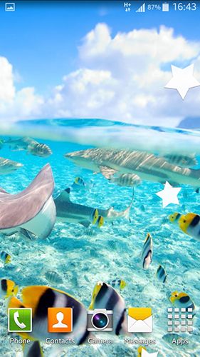 Screenshot dello Schermo Ocean by Maxi Live Wallpapers sul cellulare e tablet.