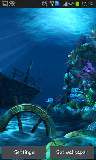 Screenshot dello Schermo Ocean HD sul cellulare e tablet.