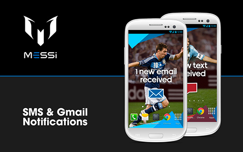 Screenshot dello Schermo Official Messi sul cellulare e tablet.