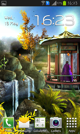 Screenshot dello Schermo Oriental garden 3D sul cellulare e tablet.