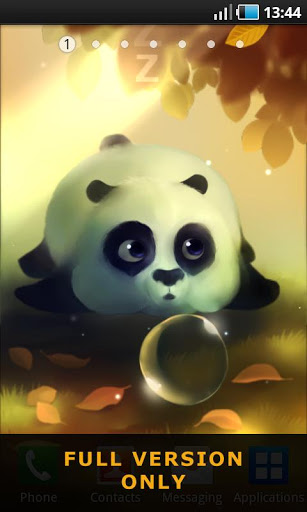 Screenshot dello Schermo Panda dumpling sul cellulare e tablet.