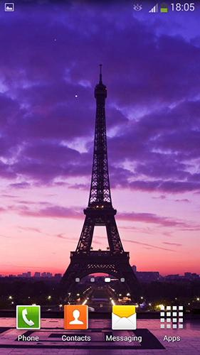 Screenshot dello Schermo Paris by Cute Live Wallpapers And Backgrounds sul cellulare e tablet.