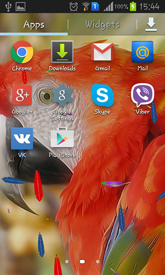Screenshot dello Schermo Parrot by TTR sul cellulare e tablet.
