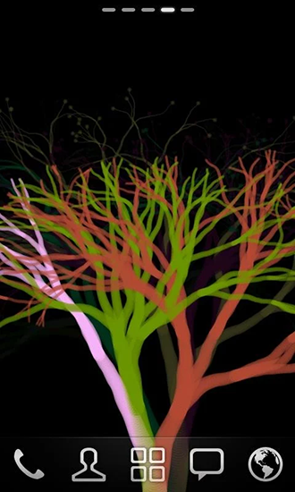 Screenshot dello Schermo Plasma tree sul cellulare e tablet.