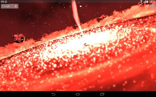 Screenshot dello Schermo Quasar 3D sul cellulare e tablet.
