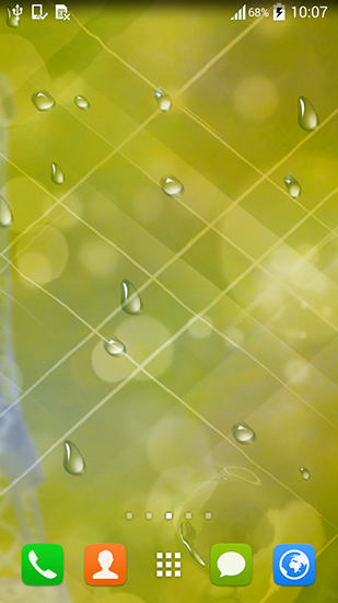 Screenshot dello Schermo Rainy day sul cellulare e tablet.