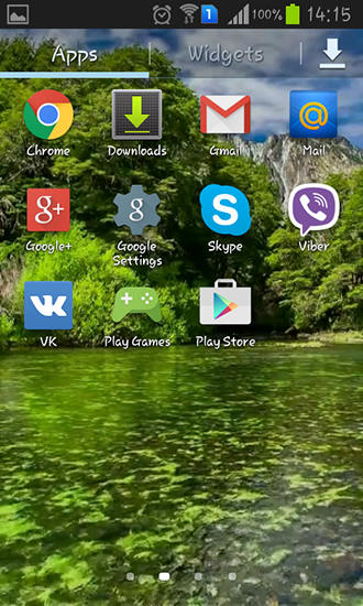 Screenshot dello Schermo River sul cellulare e tablet.