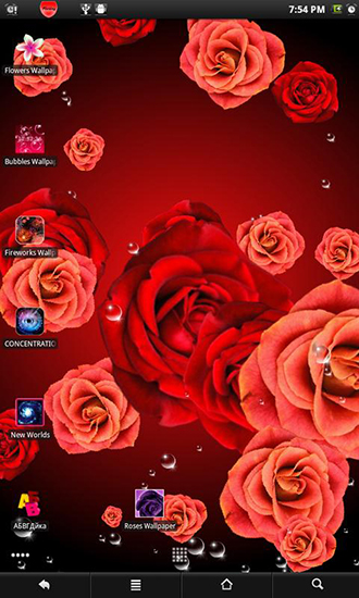 Screenshot dello Schermo Roses 2 sul cellulare e tablet.