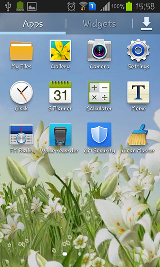 Screenshot dello Schermo Sea lilies sul cellulare e tablet.
