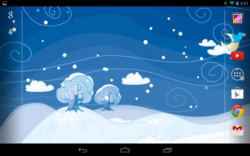 Screenshot dello Schermo Siberian night sul cellulare e tablet.