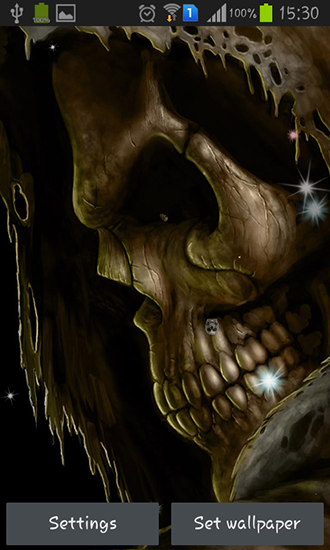 Screenshot dello Schermo Skulls sul cellulare e tablet.