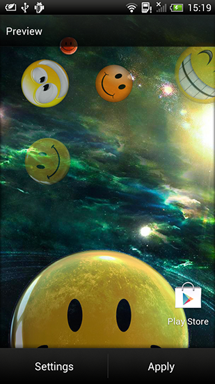 Screenshot dello Schermo Smiles sul cellulare e tablet.