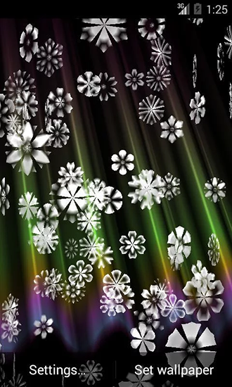 Screenshot dello Schermo Snow 3D sul cellulare e tablet.