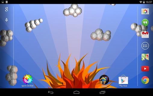 Screenshot dello Schermo SpinIt sul cellulare e tablet.