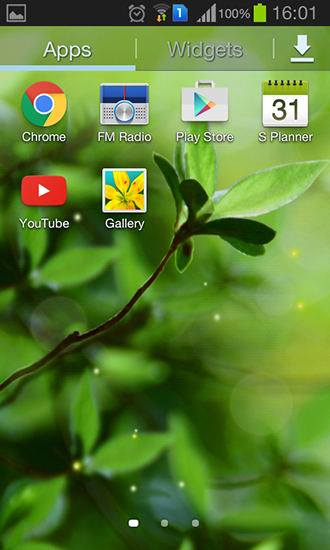 Screenshot dello Schermo Spring buds sul cellulare e tablet.
