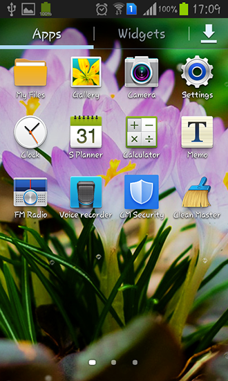 Screenshot dello Schermo Spring flowers: Rain sul cellulare e tablet.