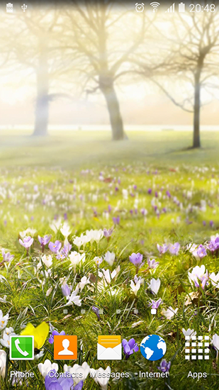 Screenshot dello Schermo Spring landscapes sul cellulare e tablet.