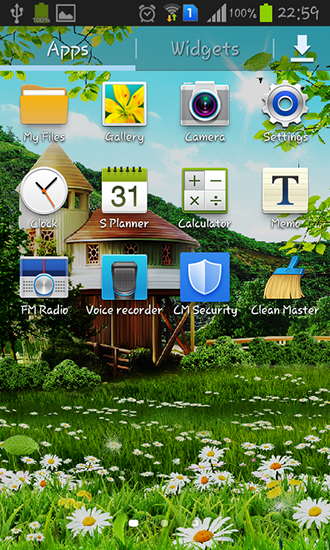 Screenshot dello Schermo Summer sul cellulare e tablet.