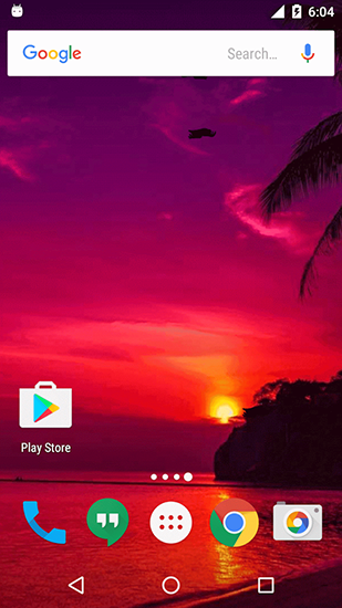 Screenshot dello Schermo Sunset by Twobit sul cellulare e tablet.