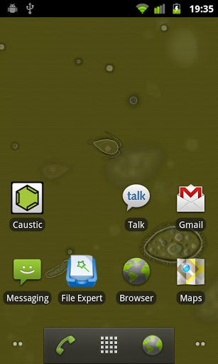 Screenshot dello Schermo SwampWater sul cellulare e tablet.