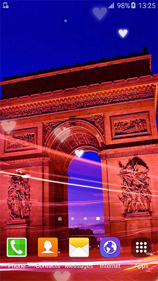 Screenshot dello Schermo Sweet Paris sul cellulare e tablet.