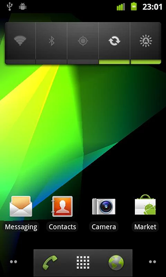 Screenshot dello Schermo Symphony of colors sul cellulare e tablet.