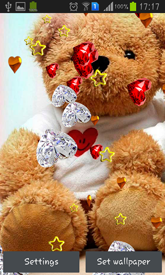 Screenshot dello Schermo Teddy bear: Love sul cellulare e tablet.