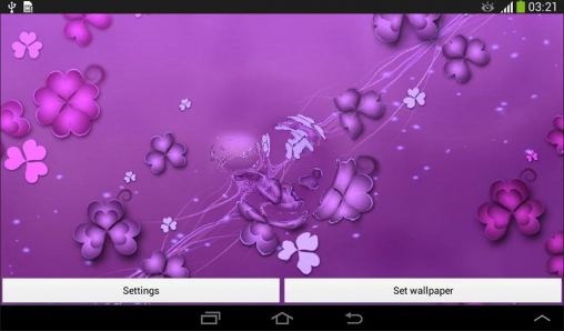 Screenshot dello Schermo Water by Live mongoose sul cellulare e tablet.