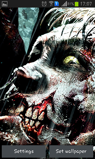 Screenshot dello Schermo Zombie apocalypse sul cellulare e tablet.