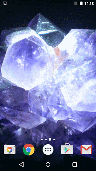 Crystals by Fun live wallpapers