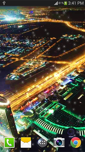 Dubai night by live wallpaper HongKong