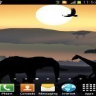 Oltre sfondi animati su Android Falling leaves by Top Live Wallpapers, scarica apk gratis African sunset.