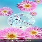 Scaricare Flower clock by Thalia Spiele und Anwendungen su Android, e anche altri sfondi animati gratuiti per Samsung Galaxy xCover.
