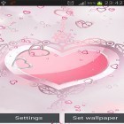 Oltre sfondi animati su Android Christmas tree 3D, scarica apk gratis Pink hearts.