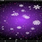 Oltre sfondi animati su Android Light drops pro, scarica apk gratis Snowflakes.