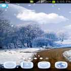 Oltre sfondi animati su Android Blue skies, scarica apk gratis Winter snowfall by AppQueen Inc..