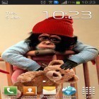 Oltre sfondi animati su Android Romantic, scarica apk gratis Baby monkey.