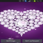 Oltre sfondi animati su Android Dynamic paint, scarica apk gratis Diamond hearts.