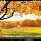 Oltre sfondi animati su Android Fire clock, scarica apk gratis Falling leaves by Top Live Wallpapers.