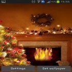 Oltre sfondi animati su Android Clock tower 3D, scarica apk gratis Fireplace New Year 2015.