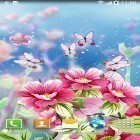 Oltre sfondi animati su Android Multicolor clock, scarica apk gratis Flowers by Live wallpapers.