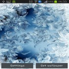 Oltre sfondi animati su Android New Year: Snow, scarica apk gratis Frozen glass by Frisky lab.