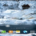 Oltre sfondi animati su Android Winter snow, scarica apk gratis Frozen waterfalls.
