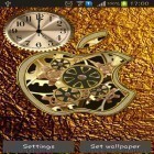 Scaricare sfondi in movimento Golden apple clock per un desktop di telefoni e tablet.
